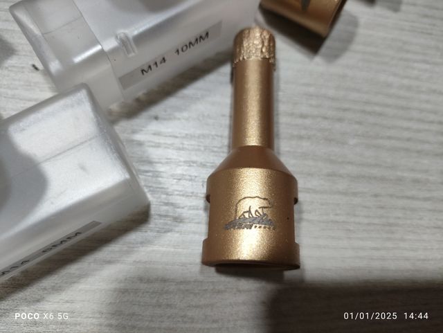 Punte a tazza diamantate 6-8-10-12 m14