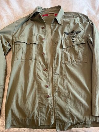 SobreCamisa REPLAY verde Talla L sobrecamisa 