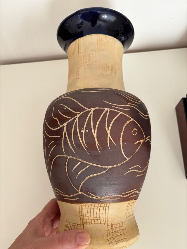 Vaso artigianale ceramica 32 cm