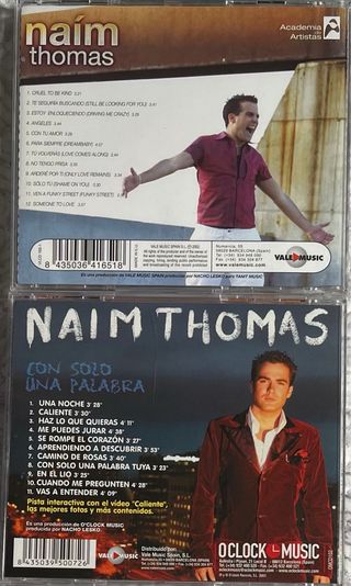 Naim Thomas lote 2 cd