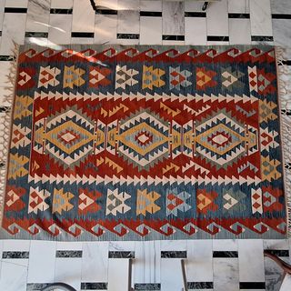 Tappeto Turchia Kilim Kayseri lana annodato a mano
