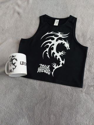 Top y taza personalizada Lola Indigo