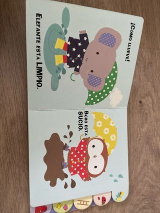 Libro para niños pequeños Contrarios