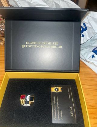 Anillo oro
