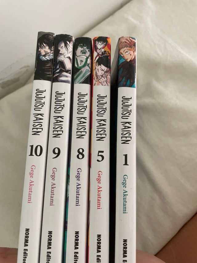 Mangas jujutsu kaisen tomos variados