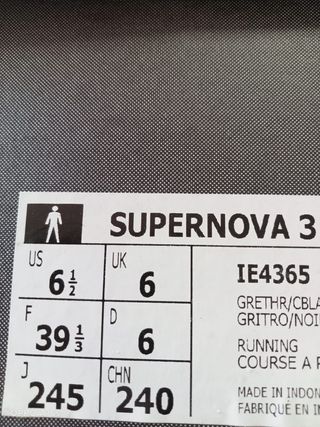 ZAPATILLAS ADIDAS RUNNING ESTRENAR T 39  R-29-7784