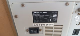 CADENA DE MUSICA MEDION MD8094 RADIO CD CASETE MP3