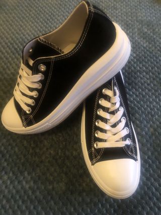 Zapatillas de lona estilo Converse