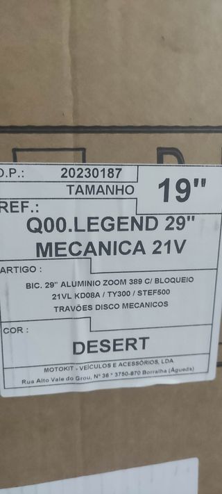 Bicicleta nueva 29" quer legend