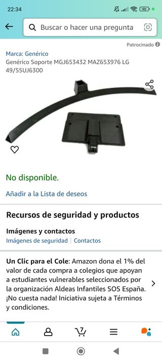 Soporte para TV LG