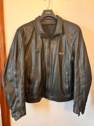 Chaqueta de moto cuero piel axo