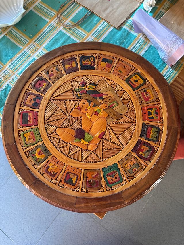 Calendario maya artesanal