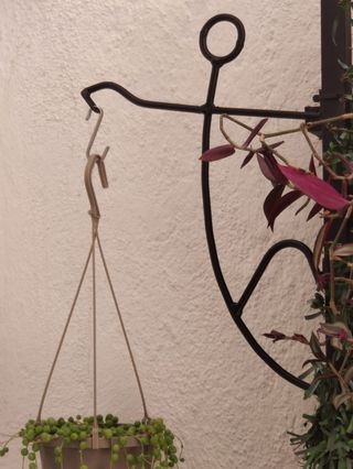 Soporte macetas iluminación