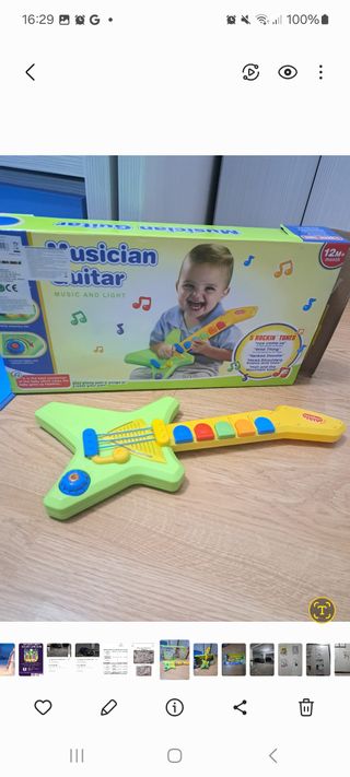 Guitarra juguete infantil