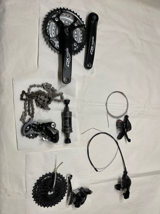 Conjunto Completo Cambio 24v Shimano Suntuor