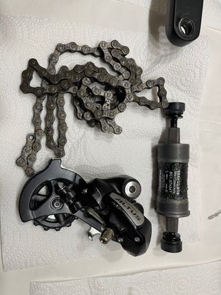 Conjunto Completo Cambio 24v Shimano Suntuor
