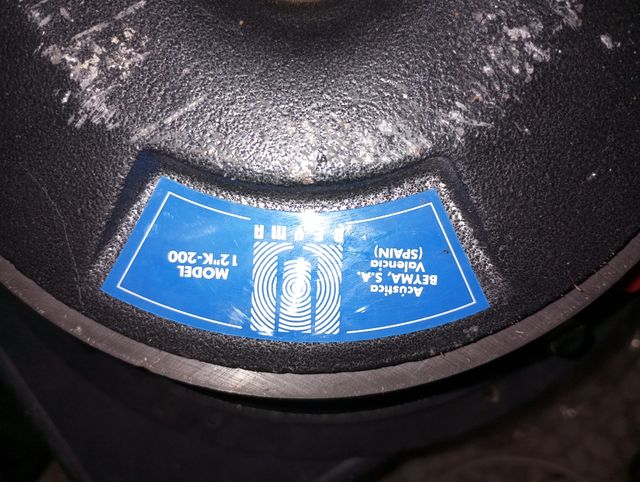 Altavoz beyma 12 pulgadas 