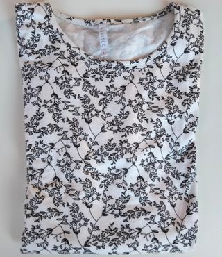 Camiseta mujer manga larga talla L 