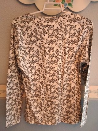 Camiseta mujer manga larga talla L 