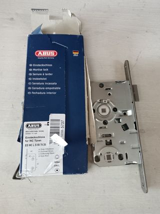 ABUS - Cerradura de embutir para puertas de inodor