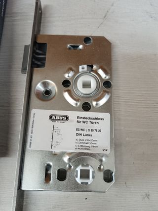 ABUS - Cerradura de embutir para puertas de inodor