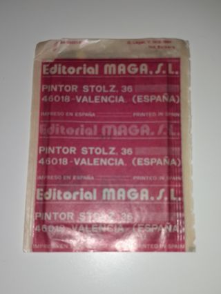 antiguo sobre sin abrir SUPER EXITO