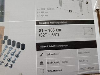 Soporte TV techo tele