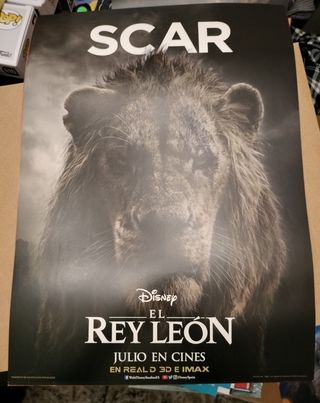Poster El Rey León Sacar 42x30