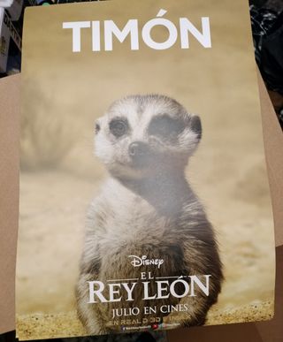 Poster El Rey León Timón 42x30