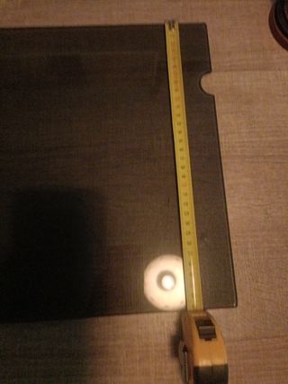 Puerta de cristal para mueble de equipo