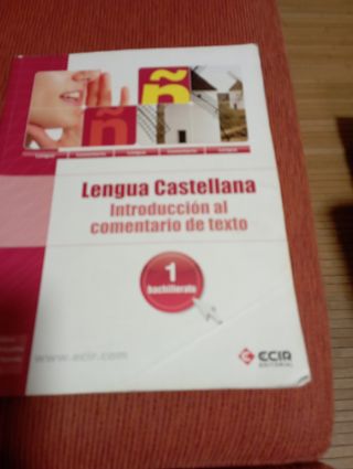 LIBRO DE LENGUA CASTELLANA 1° BACHILLERATO