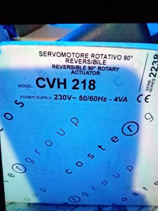 Servomotore per riscaldamento Coster CVH218