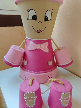 Maceta decorativa artesana