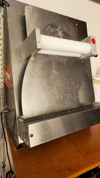 Laminadora, expendedora de masa pizza