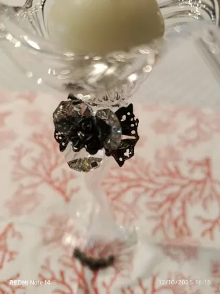 Porta candela in vetro di Murano