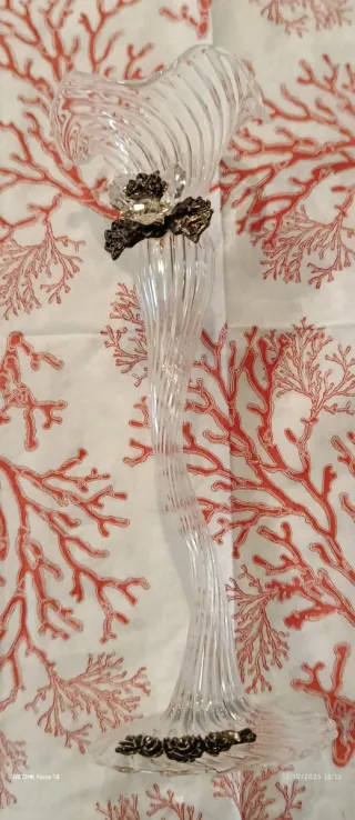 Porta candela in vetro di Murano