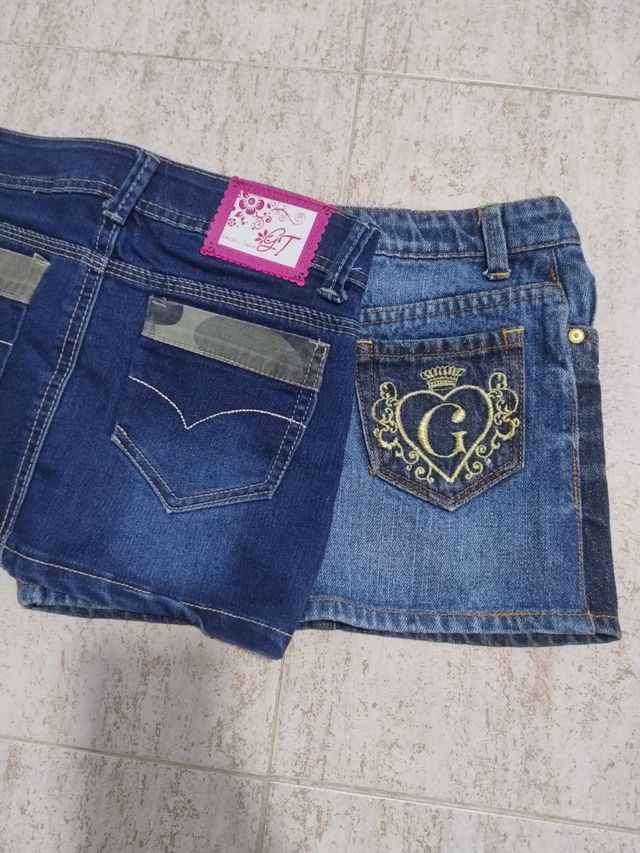 Lote 6 faldas y 1 pantalón niña