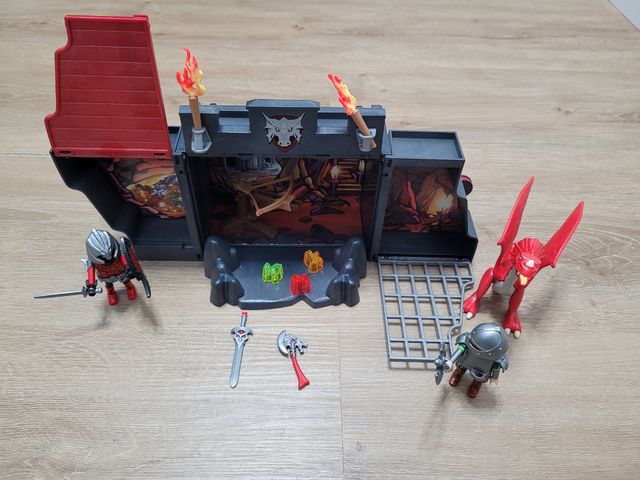 Cofre caballeros de playmobil