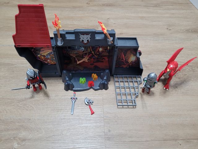 Cofre caballeros de playmobil