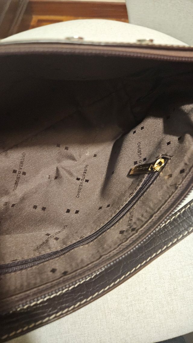 Bolso de mano lona Roberto Verino