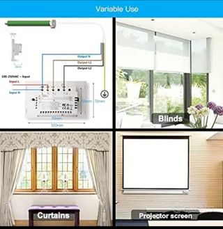 Interruttore tapparelle e tende