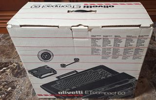 Máquina escribir electrónica Olivetti ETCompact60