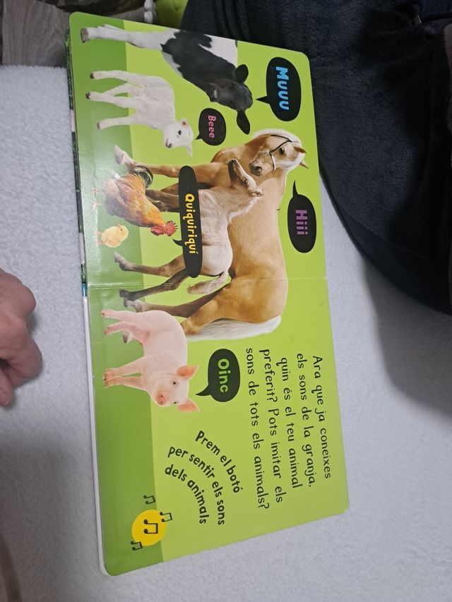 Sons de la granja: El meu primer llibre de textures i sons