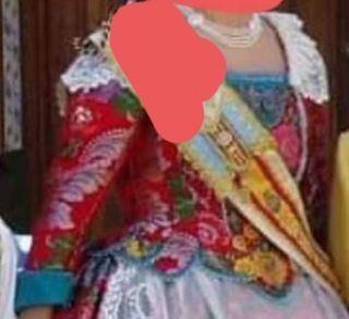 Corpiño fallera, 2 palas intercambiables