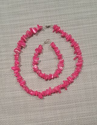Conjunto pulsera y gargantilla 
