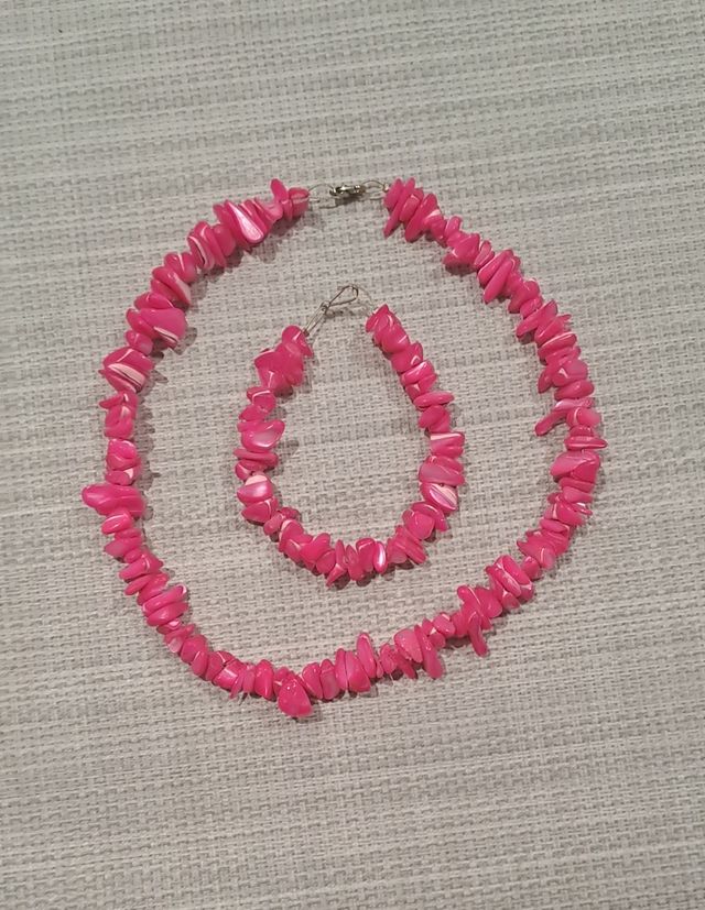 Conjunto pulsera y gargantilla