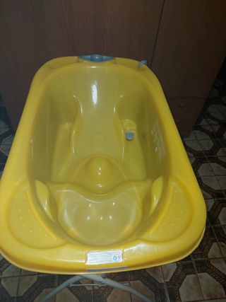 Bañera bebés plegable Jané 0-12 m color amarillo
