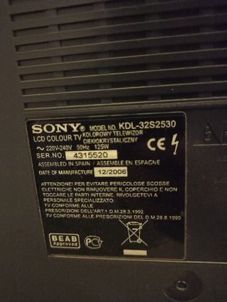 TV Sony Bravia 32"