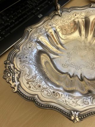 Cestino centrotavola argento Sheffield