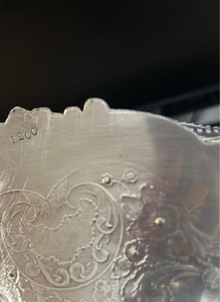 Cestino centrotavola argento Sheffield